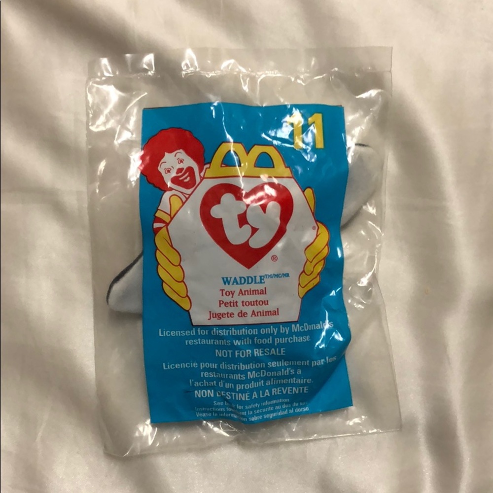 McDonalds #11 TY Teenie Beanie Babies “Waddle”